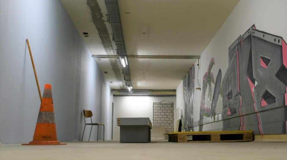 Skatehalle aus der Froschperspektive